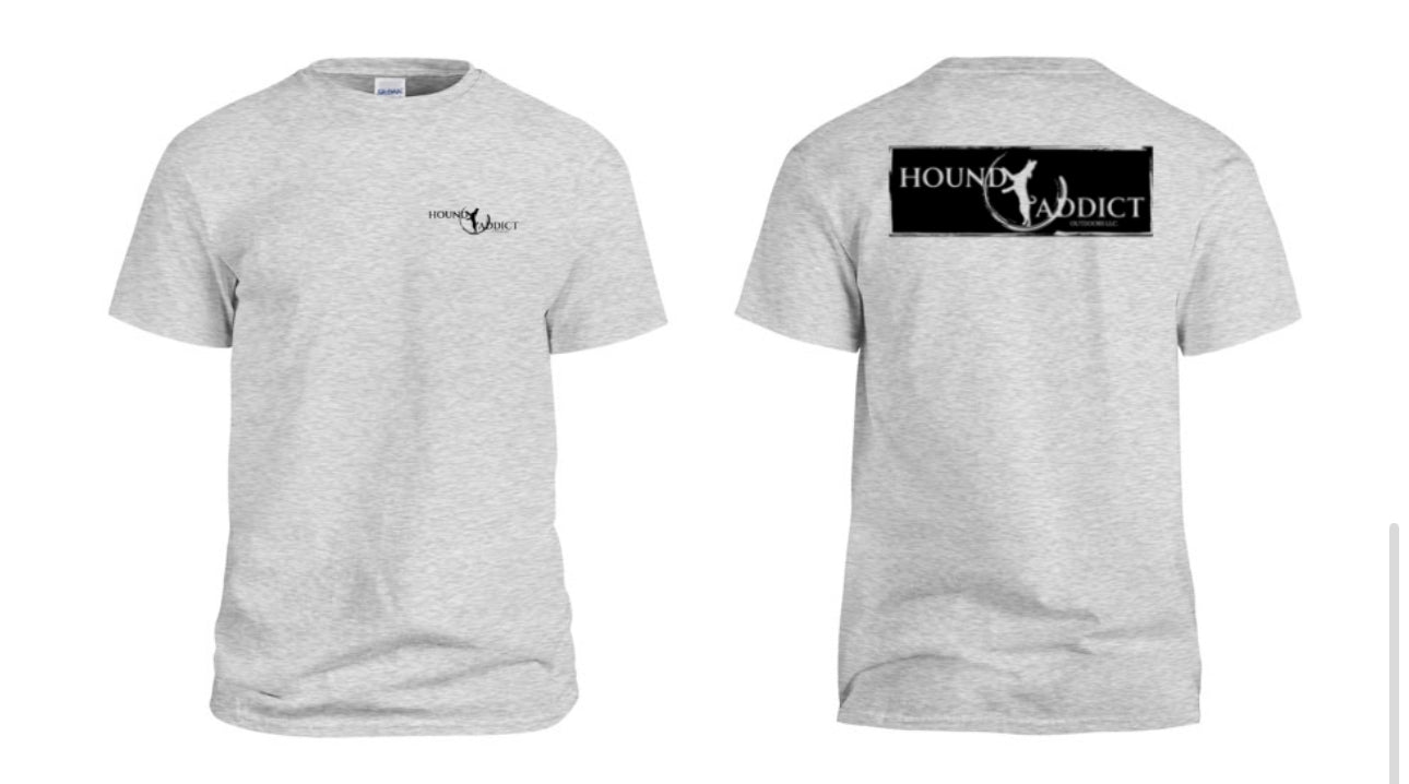 Hound Addict T-shirt - BLACK DECAL