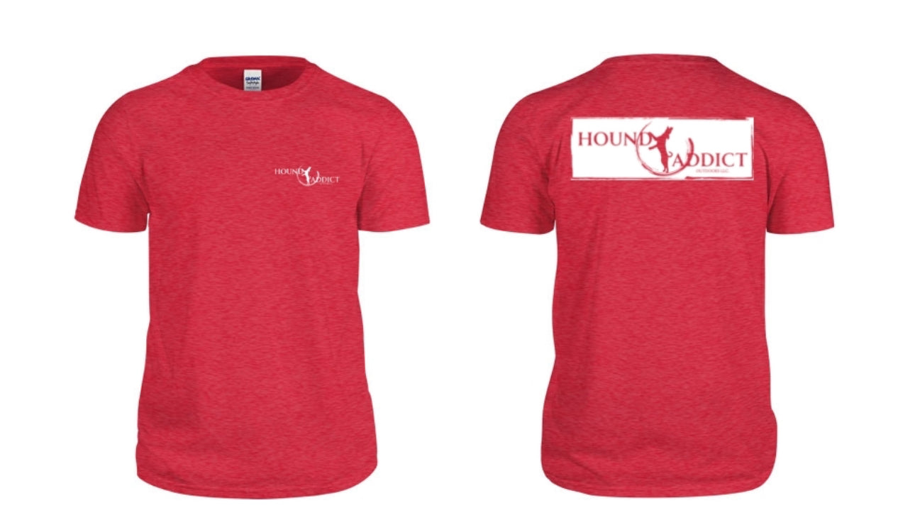 Hound Addict T-shirt - WHITE DECAL