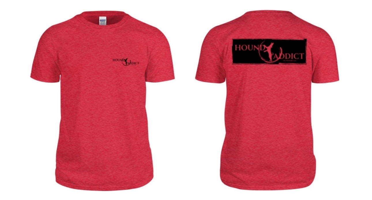 Hound Addict T-shirt - BLACK DECAL