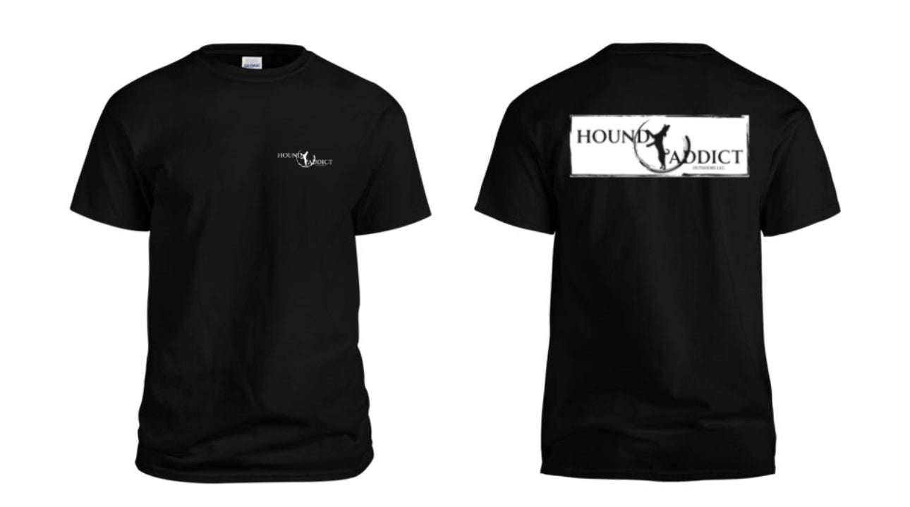 Hound Addict T-shirt - WHITE DECAL