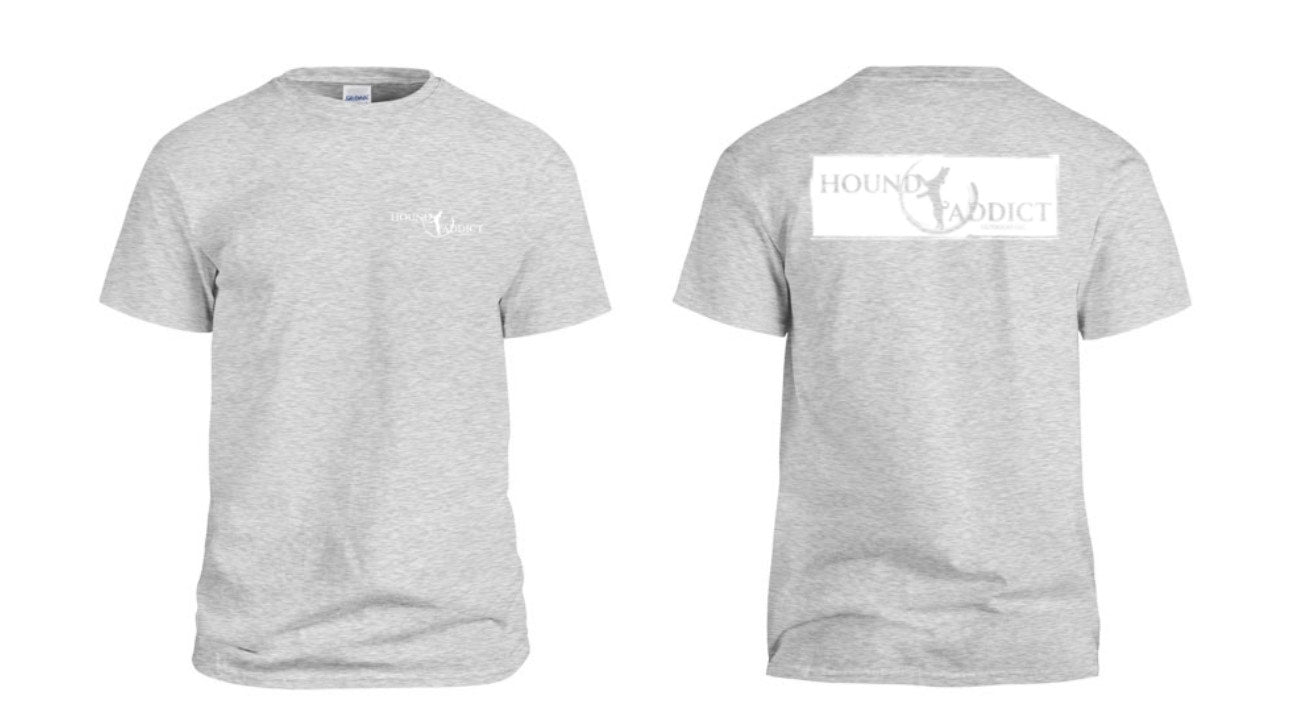 Hound Addict T-shirt - WHITE DECAL