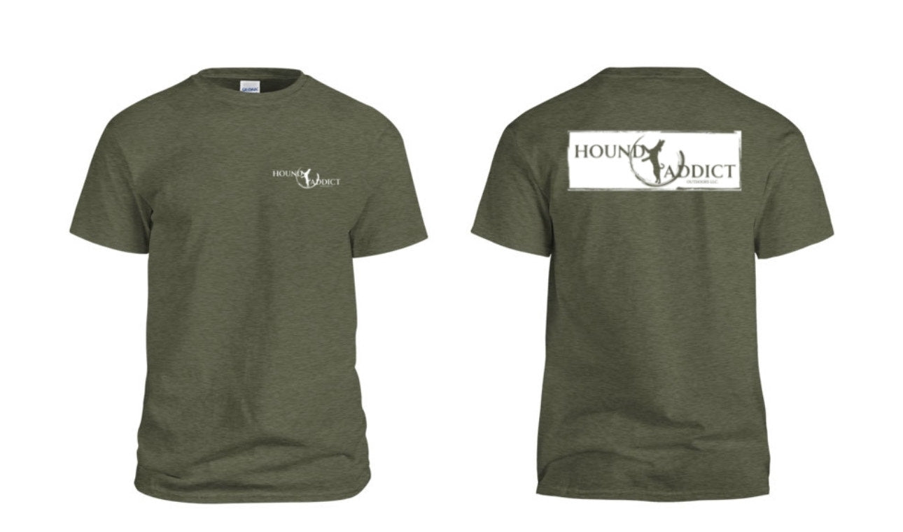 Hound Addict T-shirt - WHITE DECAL
