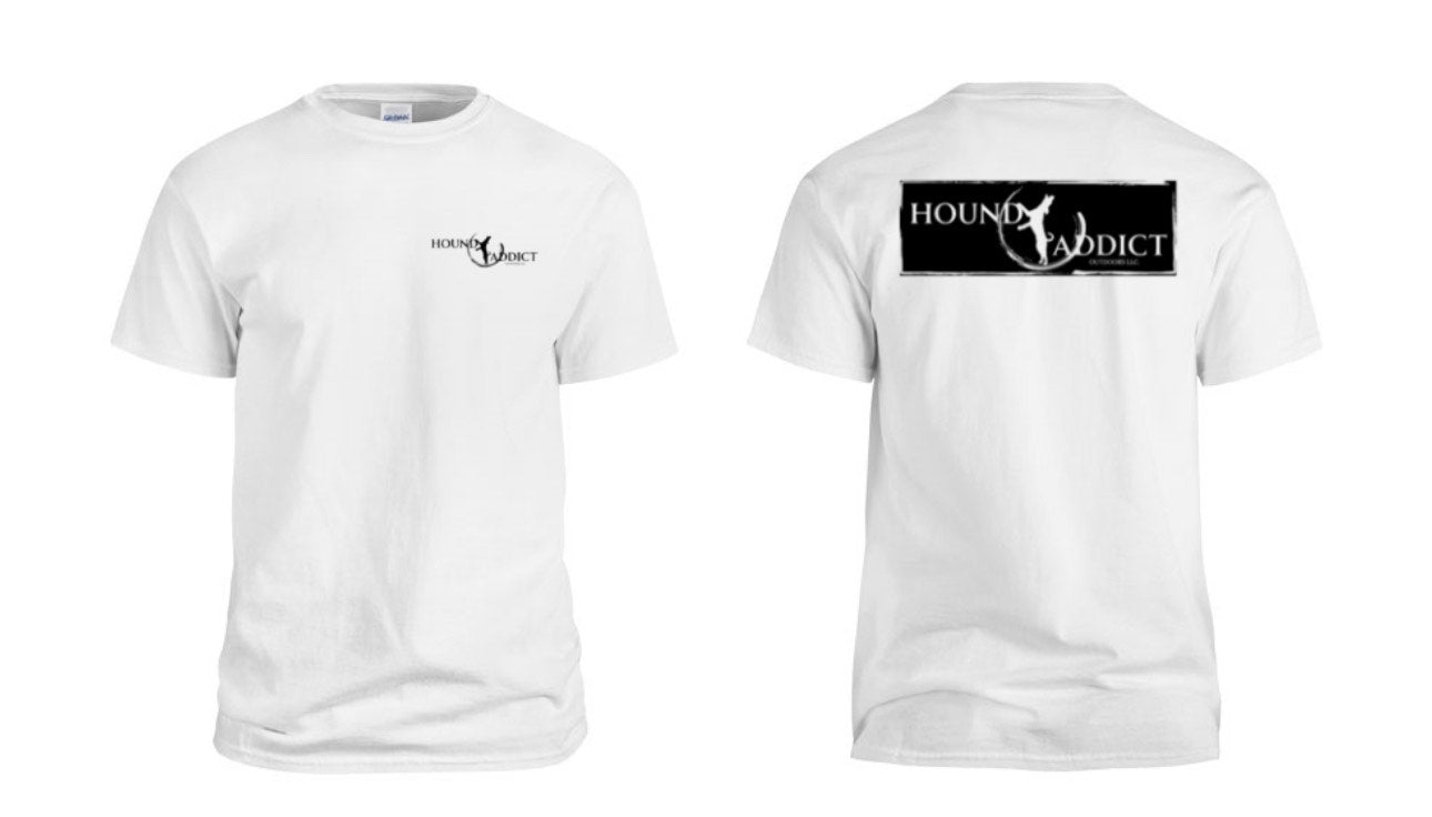 Hound Addict T-shirt - BLACK DECAL